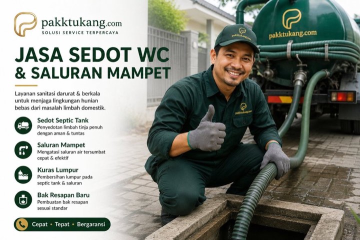 Jasa Sedot WC & Saluran Mampet - layanan tukang Pakktukang di Jabodetabek